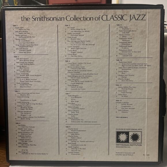 The Smithsonian Collection of Classic Jazz 6 LP Vinyl Box Set BOOKLET VG+ /VG++! - Picture 2 of 16